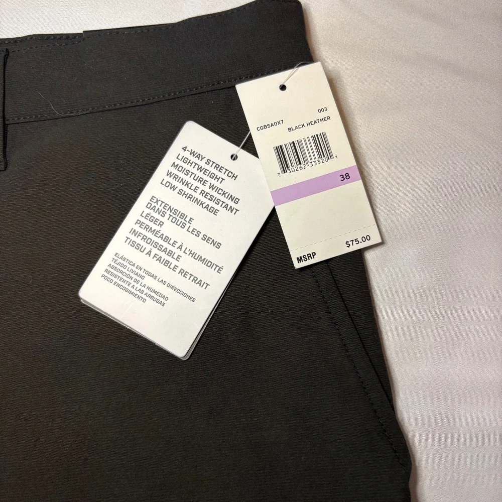 Callaway Golf Shorts NWT Black‎ Heather Size 38W